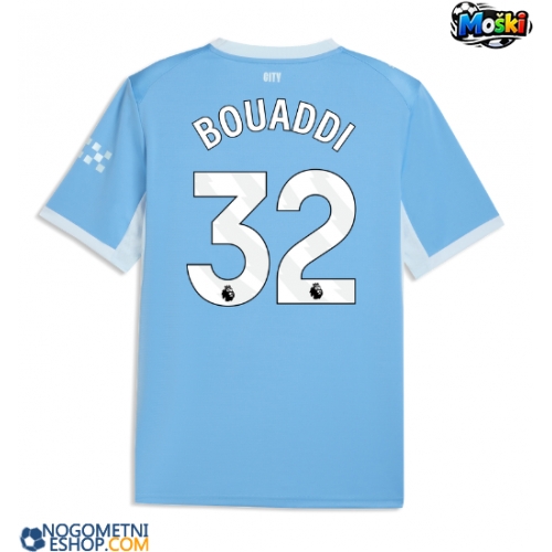 Moški Nogometni dresi Manchester City Ayyoub Bouaddi #32 Domači 2026-27 Kratek Rokav